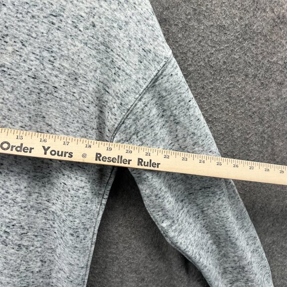 Calvin Klein Jeans Sweatshirt Womens Small Gray Logo Crewneck Pullover Fleece - Picture 3 of 10